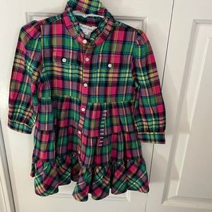 NWOT Ralph Lauren plaid dress 24 months